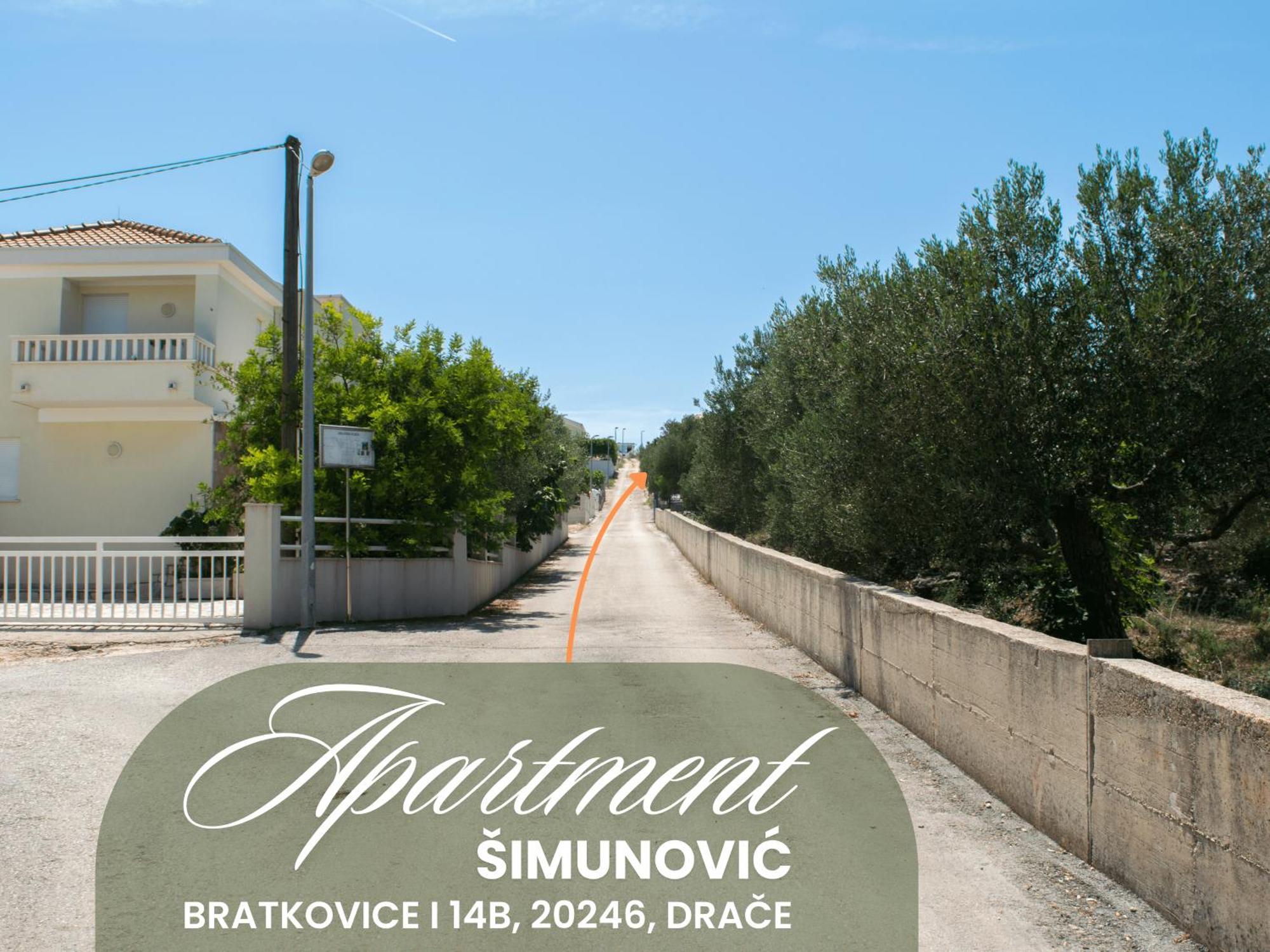 Apartment Simunovic Drače Eksteriør bilde